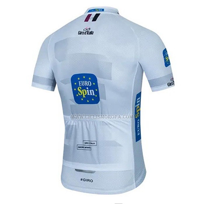 2023 Ropa Ciclismo Giro d'Italia Blanco Mangas Cortas y Culotte Corto